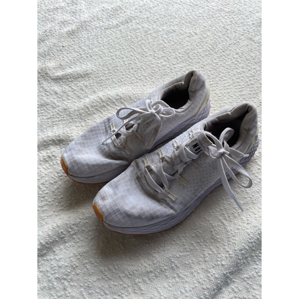 NOBULL White Ripstop Runner Gum Sole Sneakers - Women 8.5 / Men 7